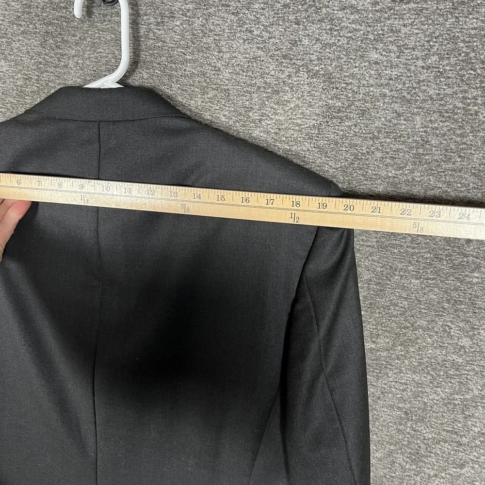 Loro Piana Madison Suit Jacket Mens 42L Gray Wool USA Nordstrom Hickey Freeman‎